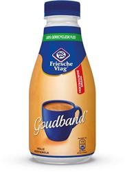 Friesche Vlag Goudband koffiemelk, fles van 300 ml
