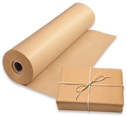 Papier d'emballage sur rouleau, 70 g/m², ft 280 m x 60 cm, kraft