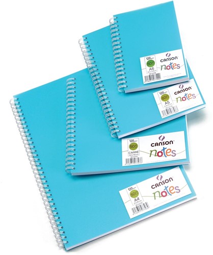 Canson bloc de croquis Notes, ft A4, bleu