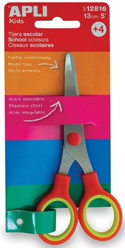 Apli Kids ciseaux scolaires 13 cm, sous blister