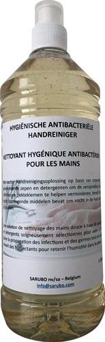 Hygiënische antibacteriële handreiniger, fles van 1 liter