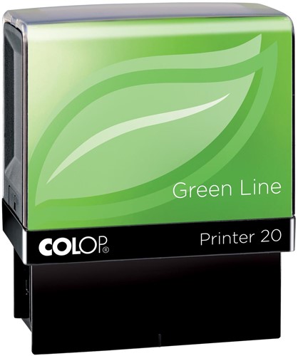 Colop cachet Green Line Printer Printer 20, 4 lignes max., pour les Pays-Bas, ft 14 x 38 mm