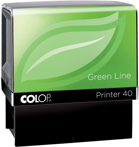 Colop cachet Green Line Printer Printer 40, 6 lignes max., pour les Pays-Bas, ft 23 x 59 mm