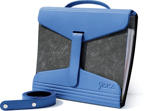 Yaka porte-classeur, bleu royal