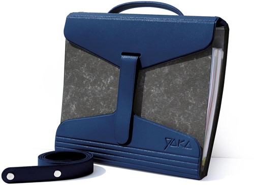 Yaka porte-classeur, bleu marine