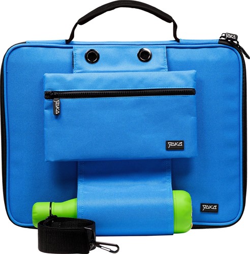 Yaka sac informatique pour ordinateurs portables de 15,6 pouces, bleu