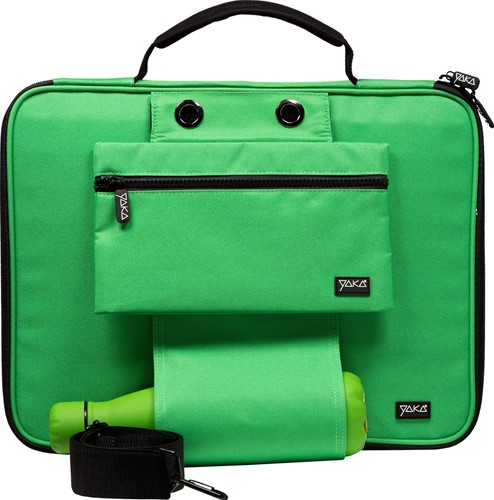 Yaka sac informatique pour ordinateurs portables de 15,6 pouces, vert