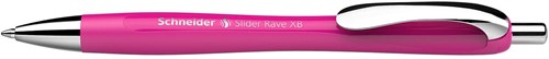 Schneider balpen Slider Rave, extra breed, blauwe inkt, power pink