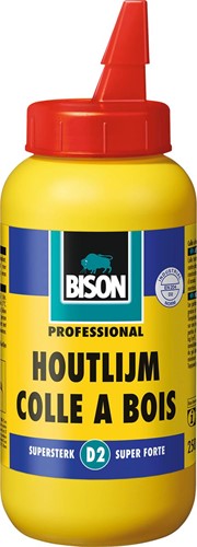 Bison colle à bois Original, blanc, flacon de 250 gram