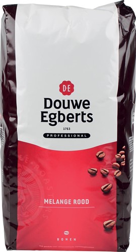 Koffie Douwe Egberts bonen Melange Rood 3kg 3000 Gram