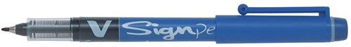 Pilot Fineliner V-Sign Pen blauw 1 Stuk