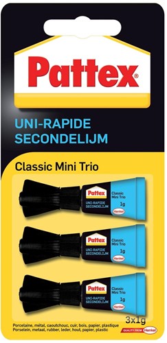 Pattex colle instantanée 3 Stuk
