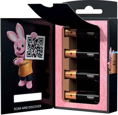 Duracell batterij Optimum AAA, blister van 4 stuks 4 Stuk-2