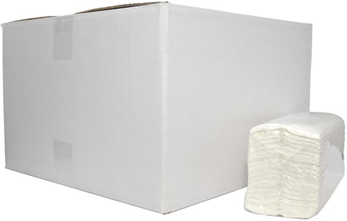 Handdoek C-vouw 2l 310x250mm wit 16 Stuk