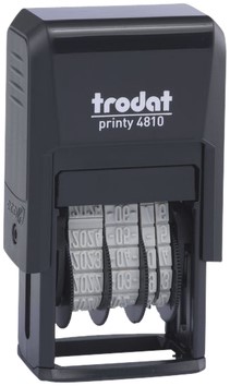Datumstempel Trodat Printy 4810 cijfers zwart 1 Stuk