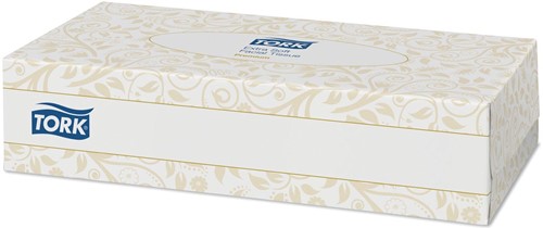 Tork lingette pour le visage, 2 plis, 100 lingettes par boîte 100 Vel