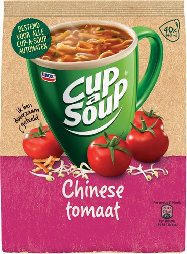 Cup-a-Soup vending, tomate chinoise, 140 ml, sac de 40 portions