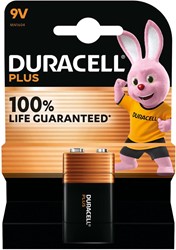 Duracell batterij Plus 100% 9V 1 Stuk