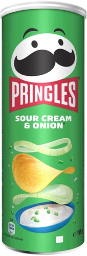 Chips Pringles sour cream onion 165gr 165 Gram