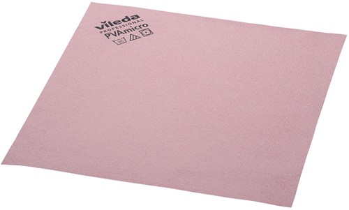 Vileda microvezeldoek PVA, rood, pak van 5 stuks 5 Stuk
