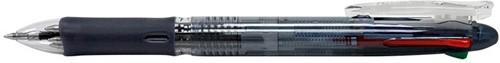 ZEBRA stylo bille 4 couleurs Clip on Slim, 0,7 mm, couleurs d'encre classique