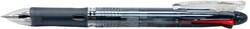 ZEBRA stylo bille 4 couleurs Clip on Slim, 0,7 mm, couleurs d'encre classique
