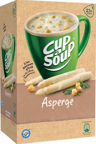 Cup-a-Soup asperge met kaas croutons, pak van 21 zakjes 21 Zak