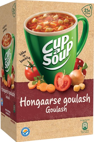 Cup-a-Soup Hongaarse goulash, pak van 21 zakjes 21 Zak