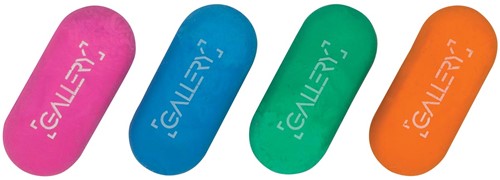 Gallery gomme Passion For Colour, couleurs assorties, bli ster de 2 pièces