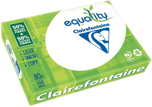 Clairefontaine Equality printpapier ft A4, 80 g, pak van 500 vel