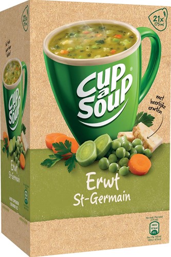 Cup-a-Soup erwten (St. Germain), pak van 21 zakjes 21 Zak