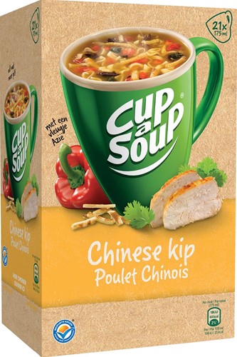 Cup-a-Soup Chinese kip, pak van 21 zakjes 21 Zak