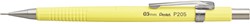 Pentel portemine pour mines de 0,5 mm, corps jaune pastel