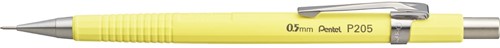 Pentel vulpotlood voor potloodstiften: 0,5 mm, pastel gele houder
