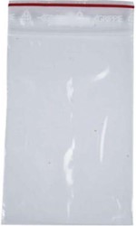 Sachets zip, ft 250 x 350 mm, paquet de 100 pièces, transparent