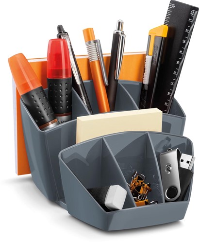 CepPro range-tout, avec 8 compartiments, gris