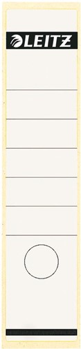 Leitz étiquettes de dos, autocollantes, ft 6,1 x 28,5 cm, paquet de 10 pièces, blanc 10 Stuk