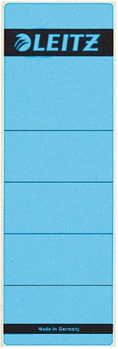 Leitz étiquettes de dos, autocollantes, ft 6,1 x 19,1 cm, paquet de 10 pièces, bleu 10 Stuk