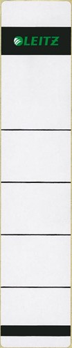 Leitz rugetiketten, zelfklevend, ft 3,9 x 19,1 cm, pak van 10 stuks, grijs 10 Stuk