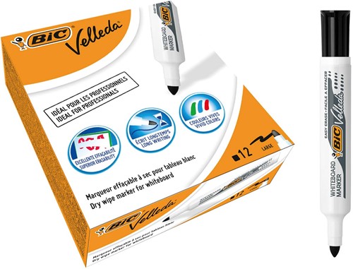 Bic whiteboardmarker Velleda 1711 zwart 1 Stuk