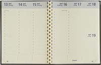 Brepols agenda Optivision Large Nederlandstalig, Palermo, zwart, 2027-2