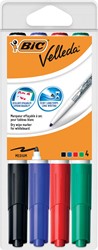 Bic marqueur tableau blanc Velleda 1741, en couleurs assorties, étui de 4 pièces 4 Stuk