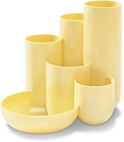 Han plumier avec 6 compartiments Campus, jaune pastel