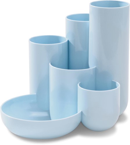 Han plumier avec 6 compartiments Campus, bleu pastel