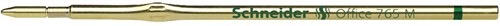 Schneider recharge stylo bille Office 765, vert
