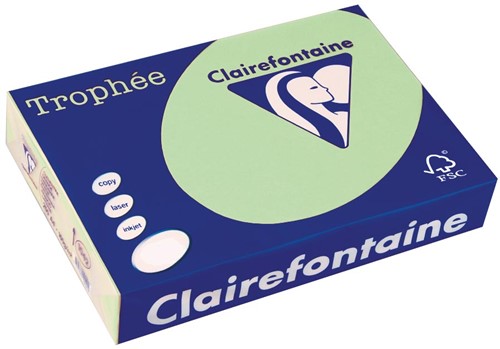 Clairefontaine Trophée papier couleur, A4, 80 g, 500 feuilles, vert nature
