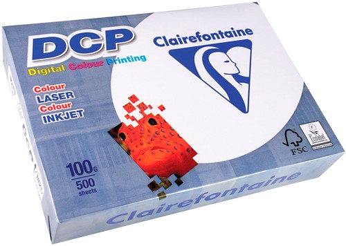 Clairefontaine DCP papier de présentation, A4, 100 g, paquet van 500 feuilles 500 Vel