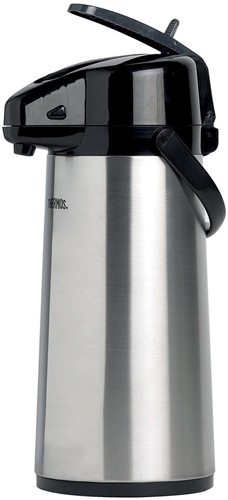 Thermos pichet isothermique avec pompe 2,2 litre, inox