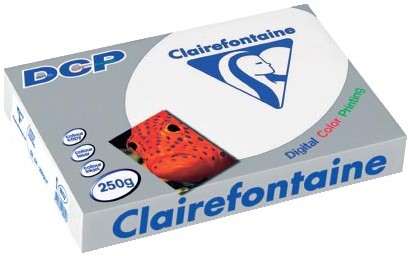 Clairefontaine DCP papier de présentation, A4, 250 g, paquet van 125 feuilles 125 Vel