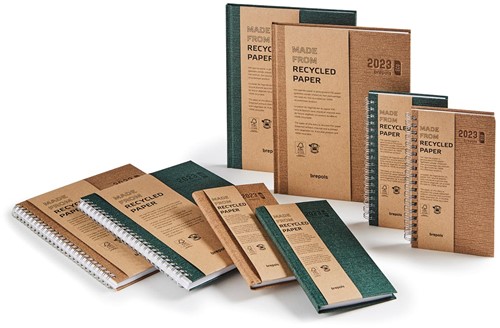 Brepols agenda Ecotiming, Kazar, assorti, 2024-3